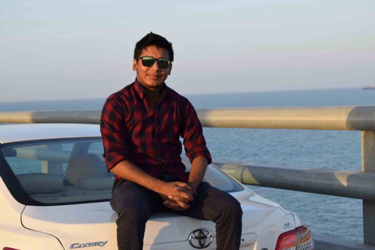 Driving across the Jaber Causeway, Kuwait